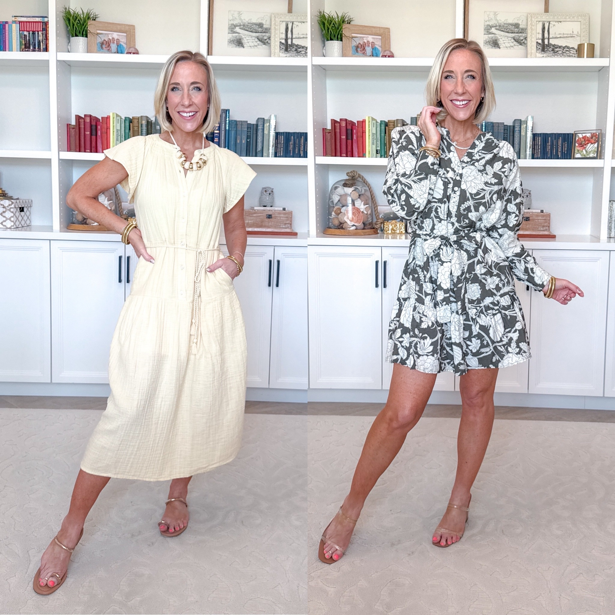 Walmart - 5 dresses under $20: Mini Shirtdress w/ Long Sleeves - size XS. Now on sale $19.98. 4 colors. Cotton Double Cloth Midi Dress w/ Short Flutter Sleeves - size XS. $19.98. 9 colors.
 

 

#LTKOver40 #LTKSeasonal
