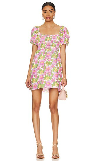 Bixby Mini Dress in Fresh Floral | Revolve Clothing (Global)