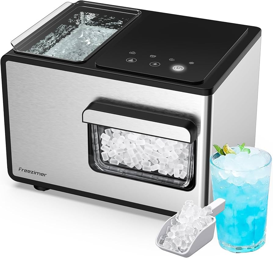 Freezimer Dreamice X3 | Nugget Ice Maker Machine Countertop 40lbs/24h with Chewable Sonic Ice Sel... | Amazon (US)
