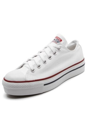Tênis Converse Chuck Taylor All Star Pla Branco | Dafiti BR