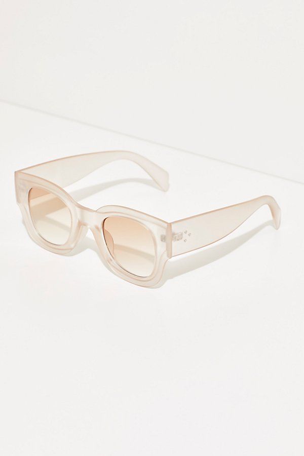 Matera Modern Sunglasses by Free People, MInk, One Size | Free People (Global - UK&FR Excluded)
