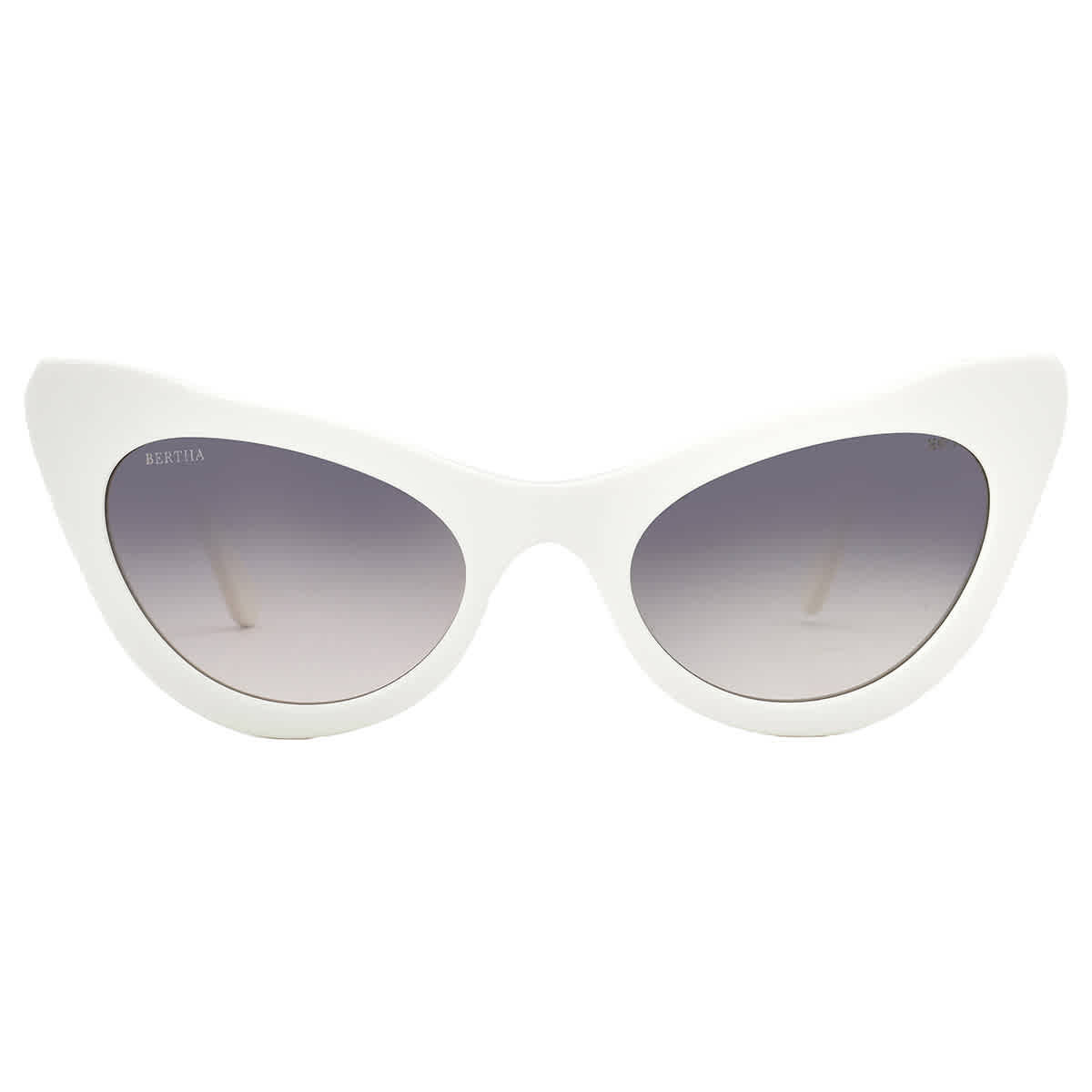 Bertha Ladies White Cat Eye Sunglasses BRSIT104-3 | Jomashop.com & JomaDeals.com