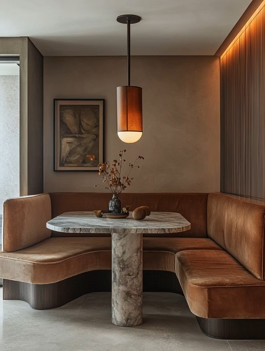 Dining booths aren’t just for restaurants.

If you’ve ever flipped through high-end interior design books, you’ve seen this look before. Even in iconic homes — like the late Mr. Valentino’s — a beautifully designed dining booth creates an intimate, curated feel.

This is one of those designer “secrets.” A booth instantly makes a space feel personalized, architectural, and intentionally styled. It turns everyday dining into an experience.

We’ve selected stunning velvet booths in rich, elegant tones. Choose the color that complements your space and create your own cozy, restaurant-style dining corner at home.

Trust us — conversations around a booth like this are warmer, longer, and far more memorable.

#DiningBooth #DesignerSecret #LuxuryInteriors #VelvetSeating #CozyDining #HomeDesignInspo #ElegantLiving #StatementInteriors #ModernLuxury #IntentionalHome 

 #LTKHome