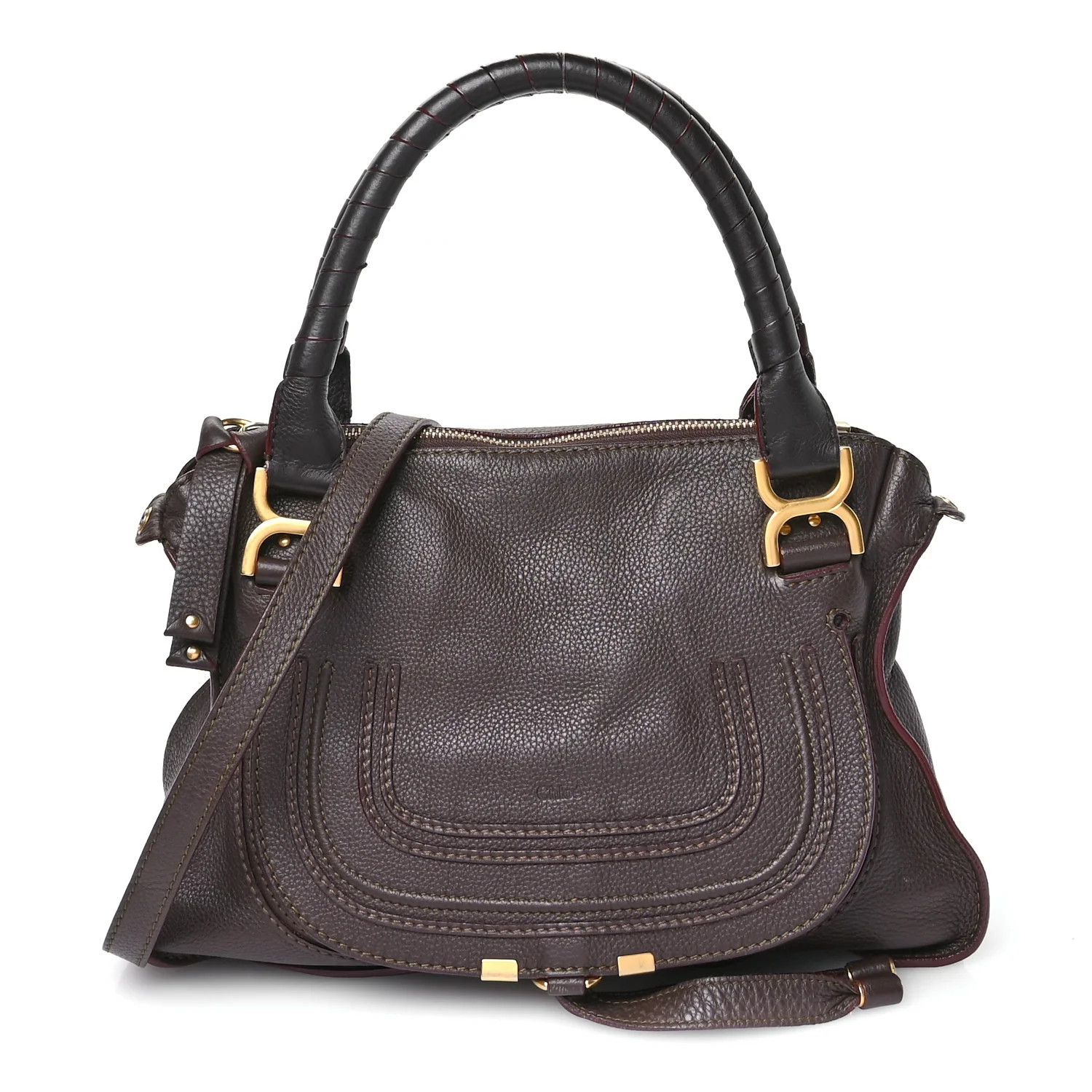 Calfskin Medium Marcie Satchel Truffle | FASHIONPHILE (US)