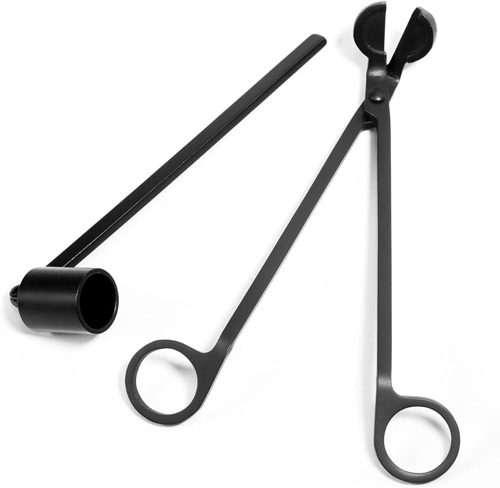 Candle Wick Trimmer and Candle Snuffer Accessory Set – Gold | Amazon (US)