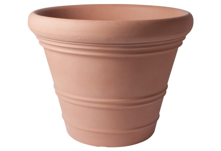 24" Riviera Planter, Terracotta | One Kings Lane
