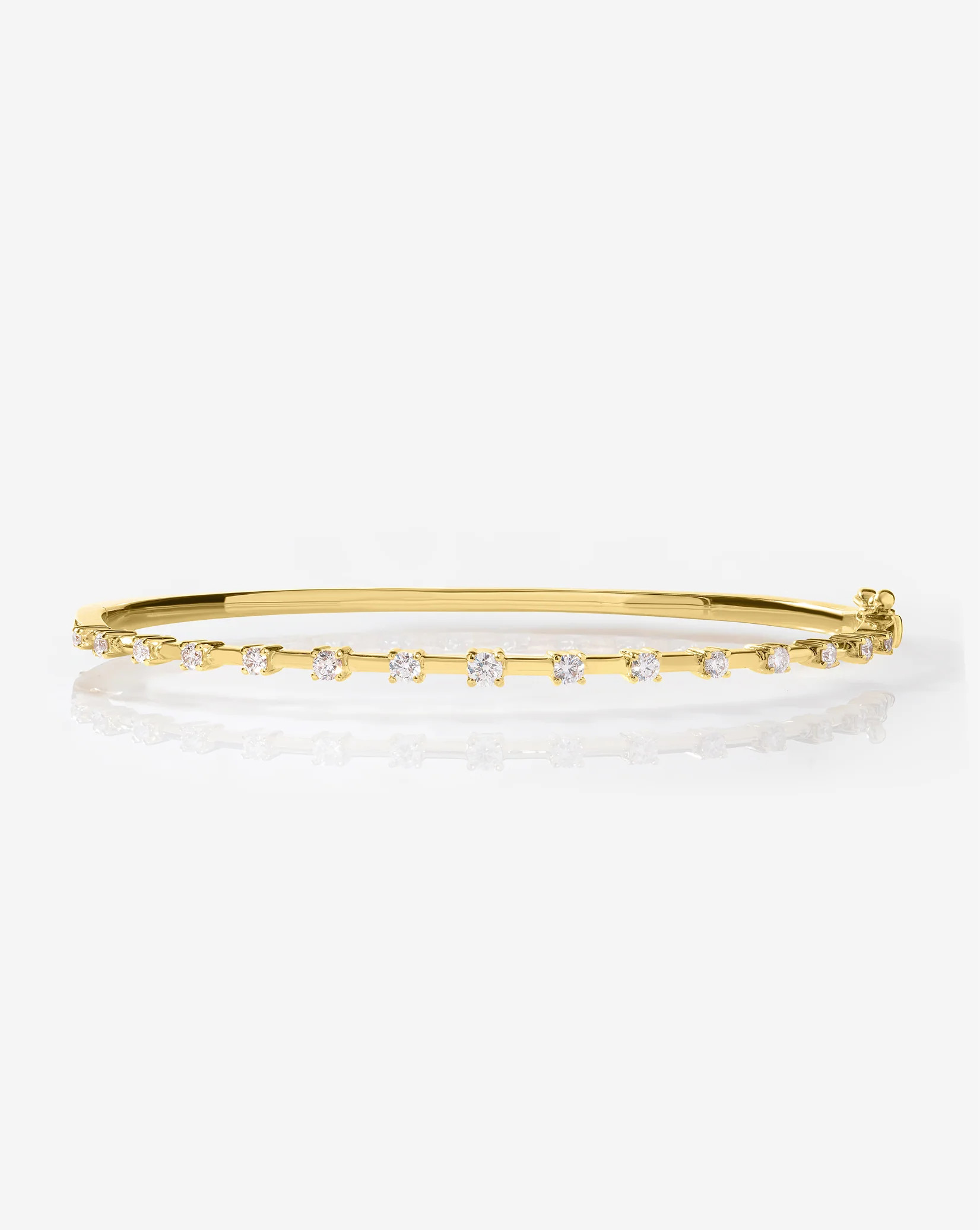 Diamond Station Bangle | Ring Concierge