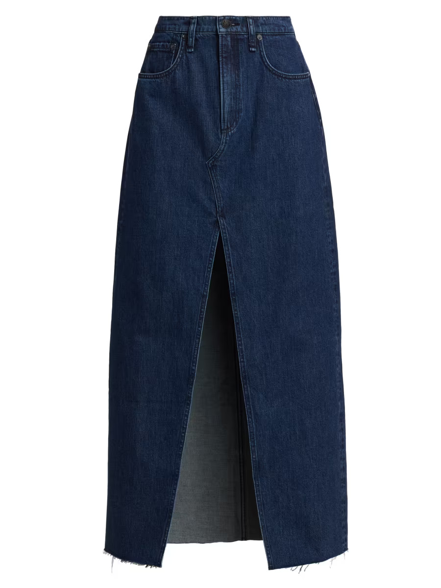 Avery Denim Maxi Skirt | Saks Fifth Avenue