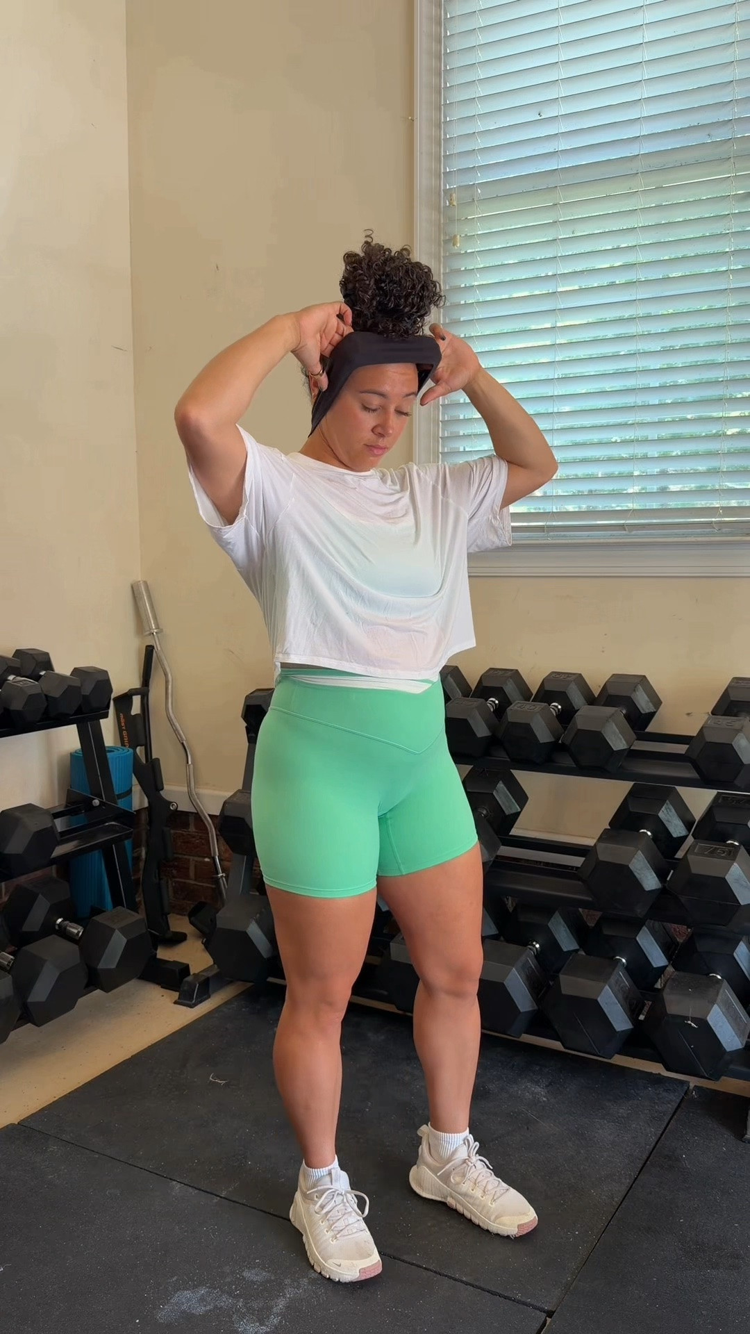 #MiellePartner Lately, I’ve been reaching for this Mielle routine and I’ve noticed such a difference in how my curls hold up throughout the day. The real test is always my workout, and I love that my curls still look defined and fresh afterward.