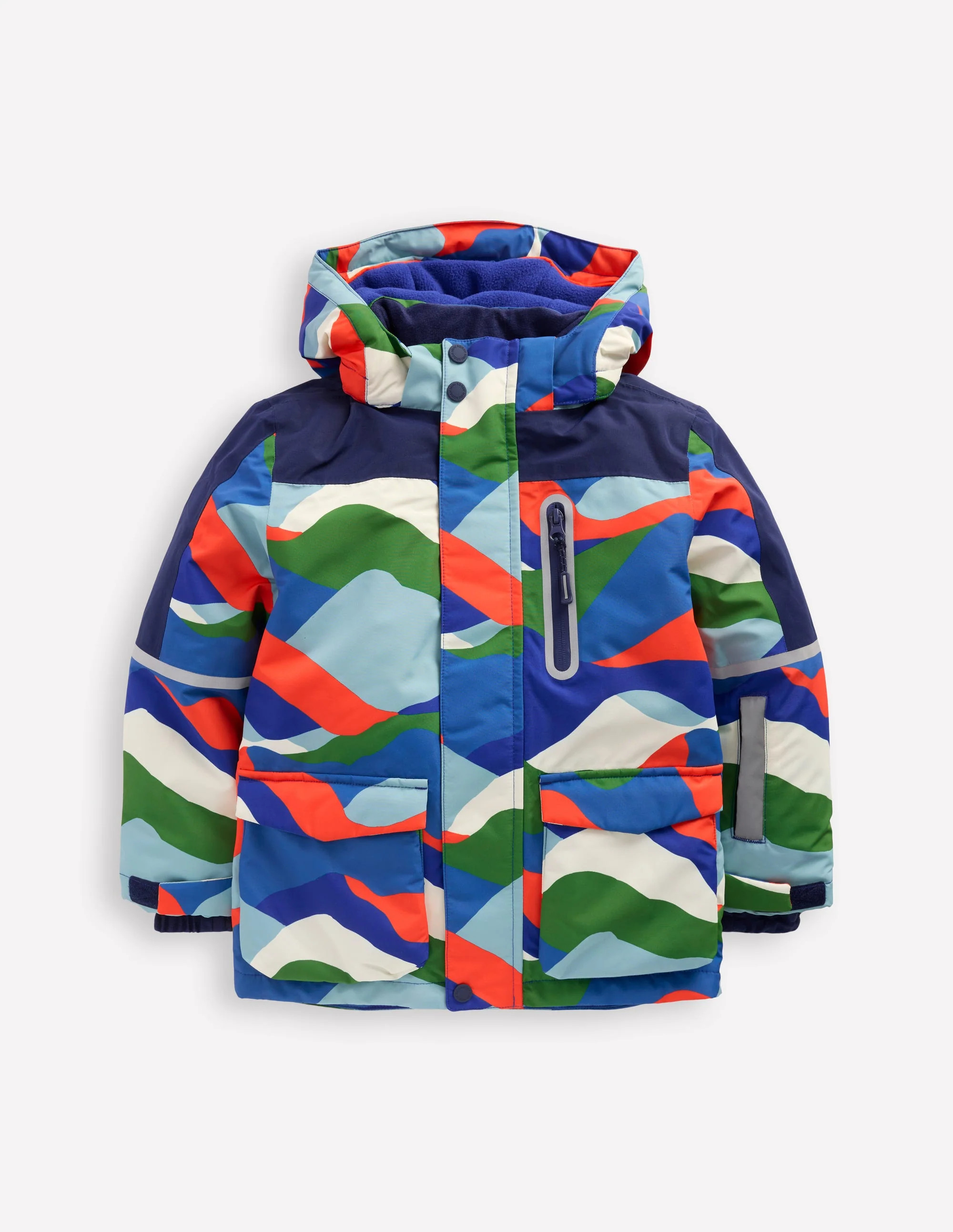 All-Weather Waterproof Coat-Multi Landscape | Boden (US)