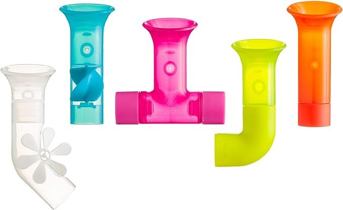 Boon PIPES Interactive Baby and Toddler Bath Tub Toys — Classic Colors — Colorful and Sensory... | Amazon (US)