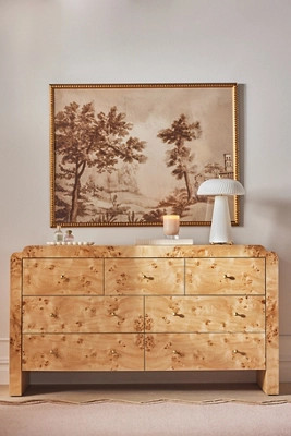 Shura Burl Seven-Drawer Dresser | Anthropologie (US)