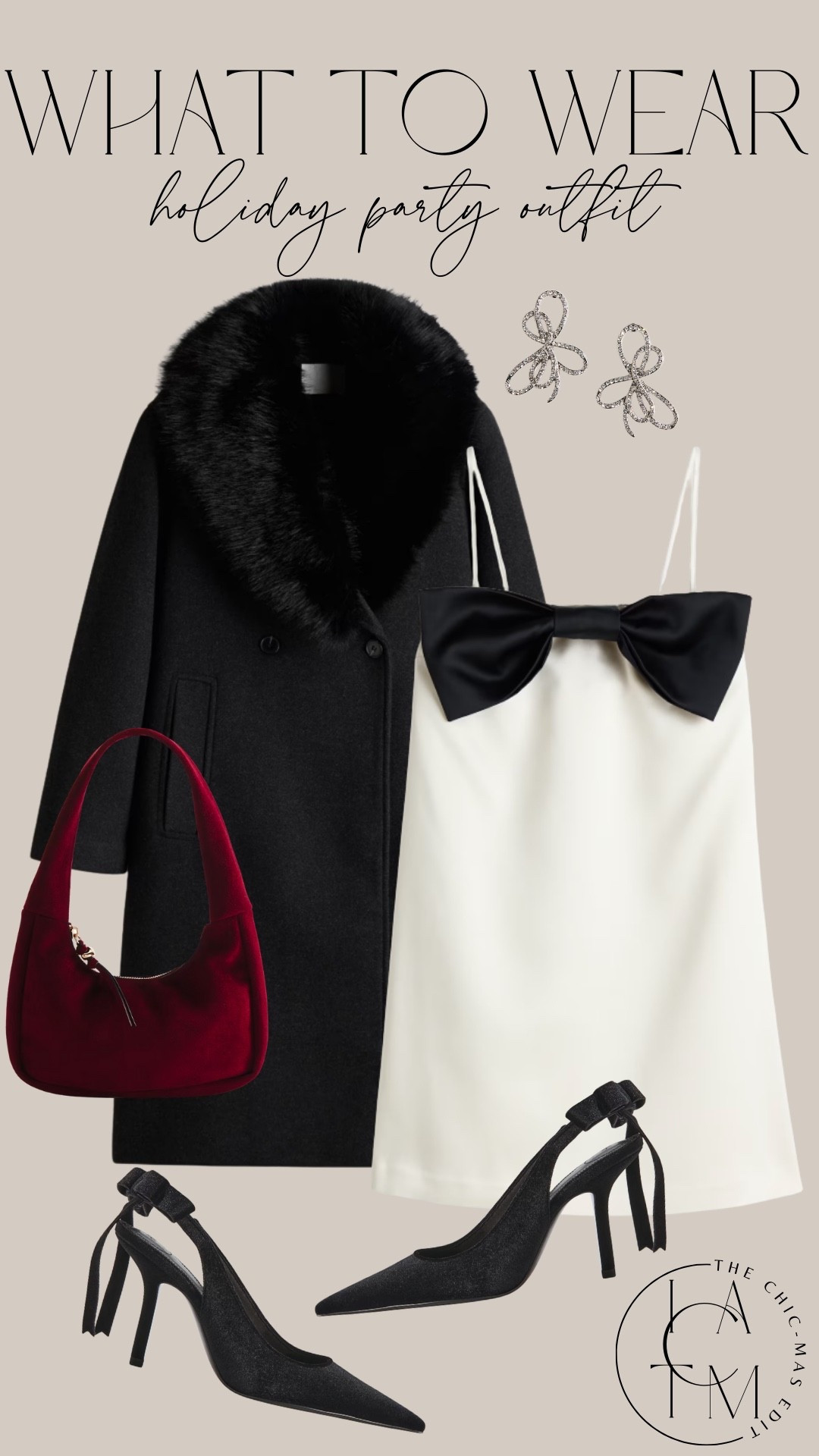 Chic holiday party outfit! This little bow dress is so cute, add tights for warmth

#LTKHoliday #LTKFindsUnder100