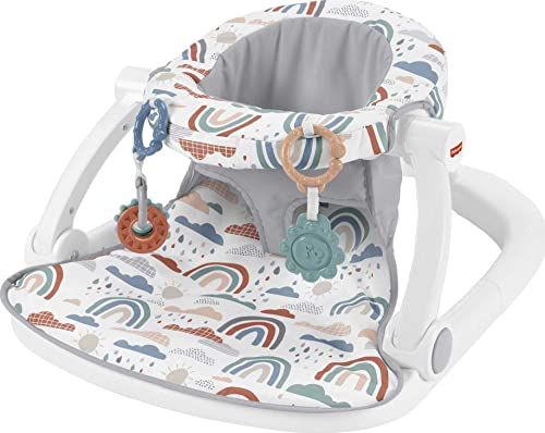 Fisher-Price Sit-Me-Up Floor Seat – Rainbow Showers, Portable Baby Chair with Toys [Amazon Excl... | Amazon (US)