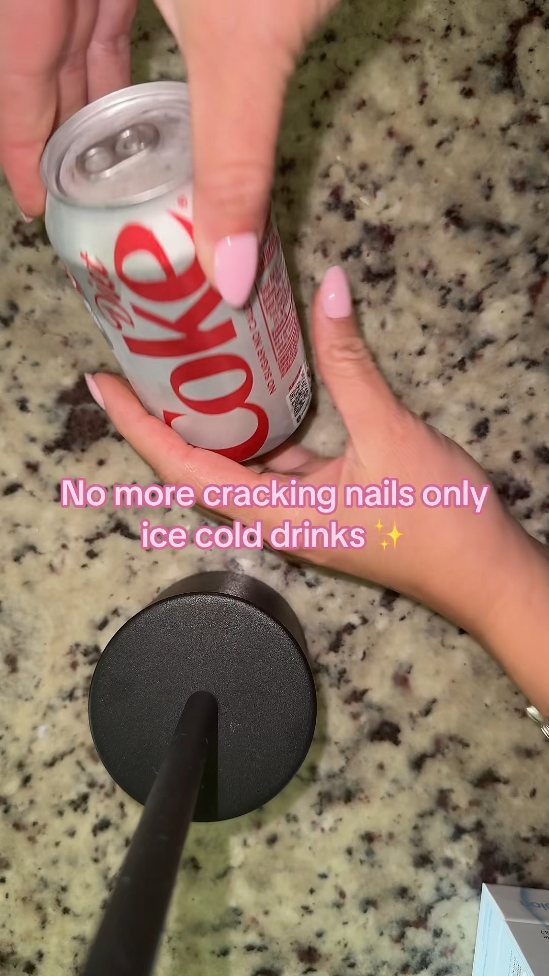 No more cracked nails only cold drinks✨