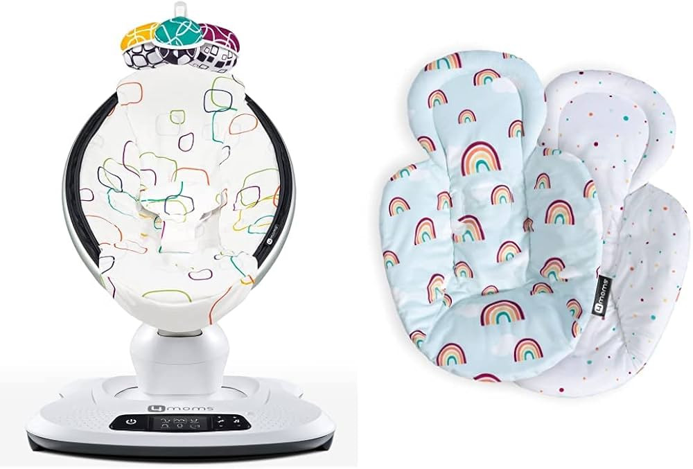 4moms mamaRoo 4.0 Rocker/Bouncer Multi Plush & Special Edition: Newborn Insert for Baby Swing, Ba... | Amazon (UK)