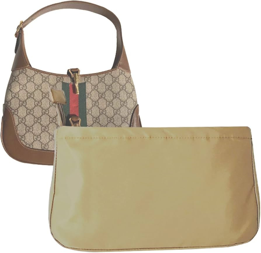 Lckaey Purse Organizer Insert, used fori jackie 1961 liner bag with nylon zipper lining2061Brown-... | Amazon (US)