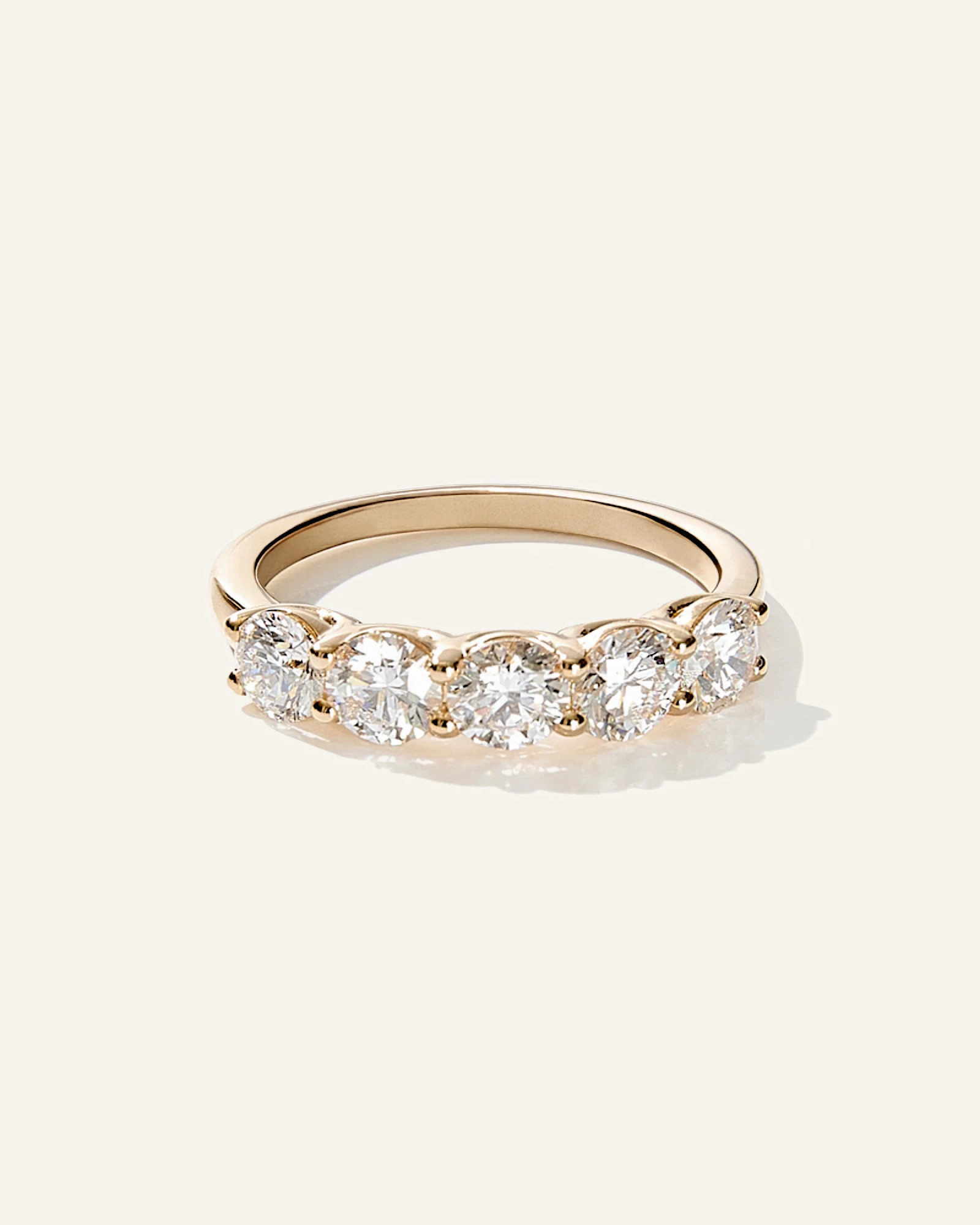 Lab Grown Diamond Five Stone Band | Quince