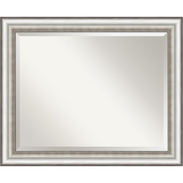 Salon Silver 33W X 27H-Inch Bathroom Vanity Wall Mirror | Bellacor