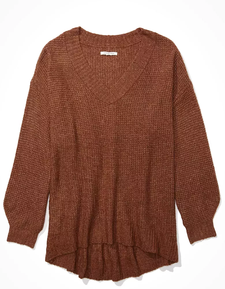 American eagle oversized online dreamspun crew neck sweater