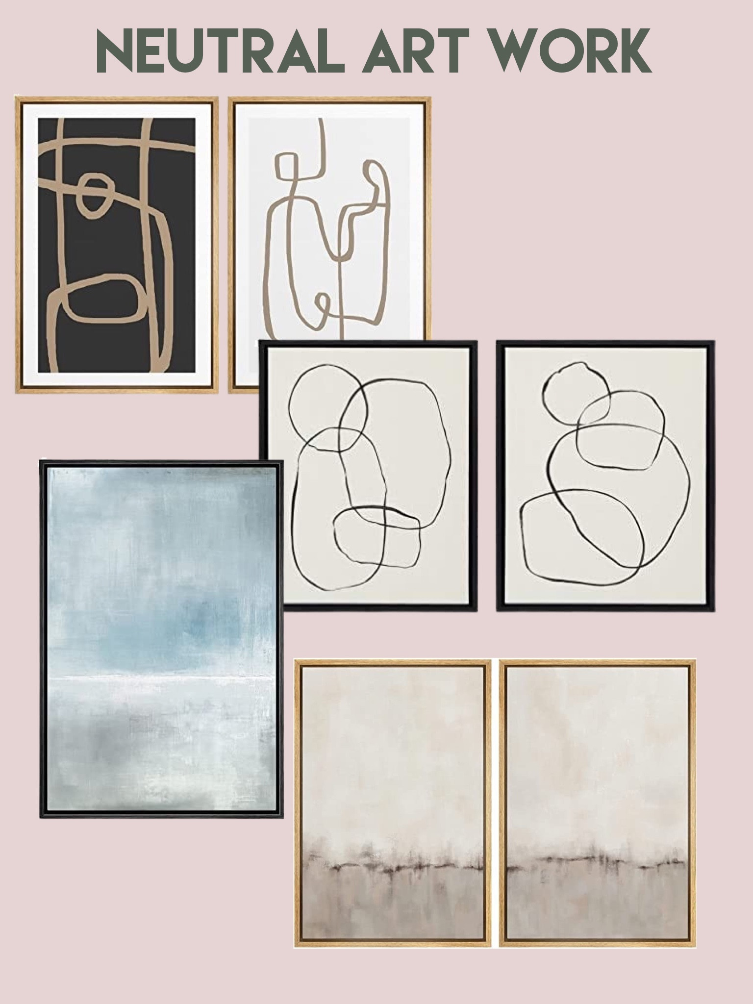 Neutral art work on prime amazon finds home finds 

#LTKunder100 #LTKhome #LTKstyletip