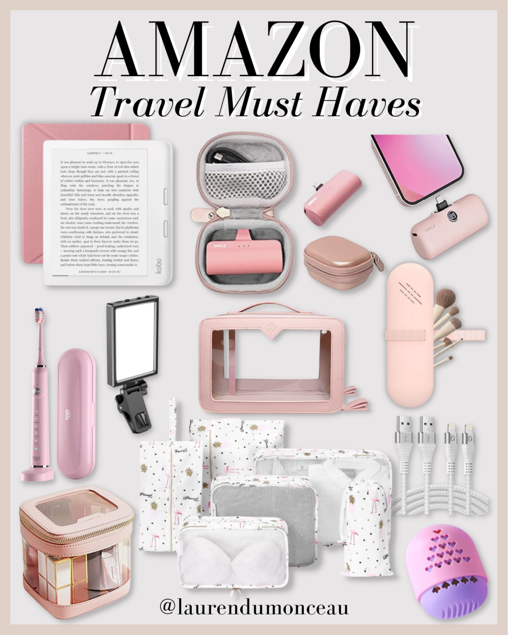 Amazon Travel Must Haves

Amazon, travel essentials, travel must haves, found it on Amazon, Amazon finds, packing cubes, makeup bags, cosmetic bags, phone charger, portable charger, selfie light, portable tooth brush, beauty must haves, beauty packing tips 

#LTKbeauty #LTKunder50 #LTKtravel