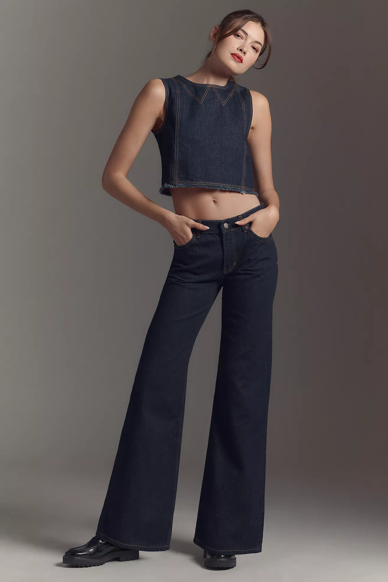 Reformation Cary Low-Rise Slouchy Wide-Leg Jeans | Anthropologie (US)