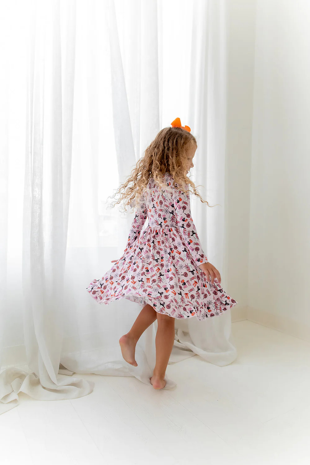 EXCLUSIVE BLAKELY'S MAGICAL HALLOWEEN DREAM RUFFLE DRESS | DREAM BIG LITTLE CO