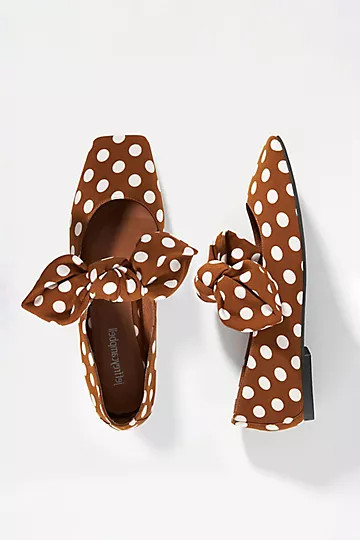 Jeffrey Campbell Printed Bow Flat | Anthropologie (US)