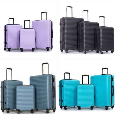 Great reviews on these 3 pc hardsided spinner luggage sets and only $89.99! Travel, vacation.

#LTKsalealert #LTKfindsunder100 #LTKtravel