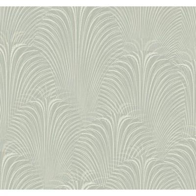 Candice Olson Deco Fountain 27' L x 27" W Wallpaper Roll York Wallcoverings Color: Gray | Wayfair North America