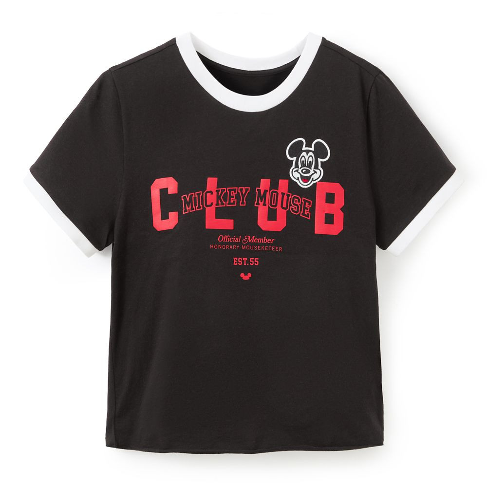 Mickey Mouse Club Ringer T-Shirt for Women by Her Universe | Disney Store