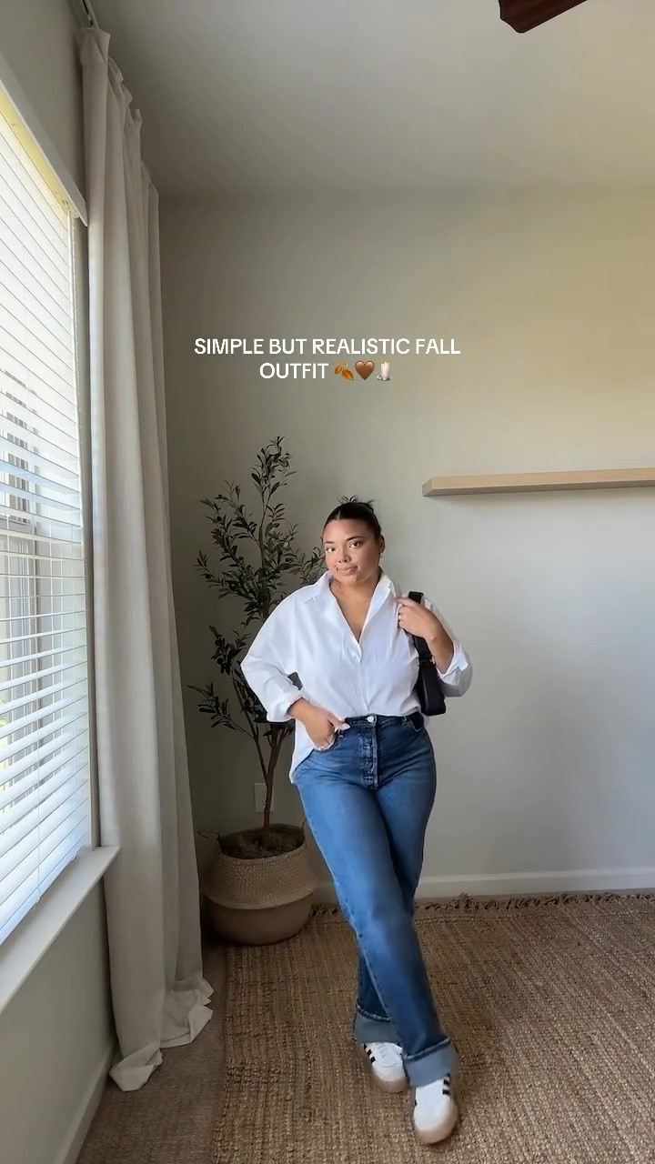 Simple but cute Fall transition outfit inspo 🍂🕯️

levis jeans, dark wash jeans, fall jeans, button down long sleeve, button down top, adidas sneakers, adidas sambae, adidas sambas 



#LTKStyleTip #LTKFindsUnder100 #LTKMidsize
