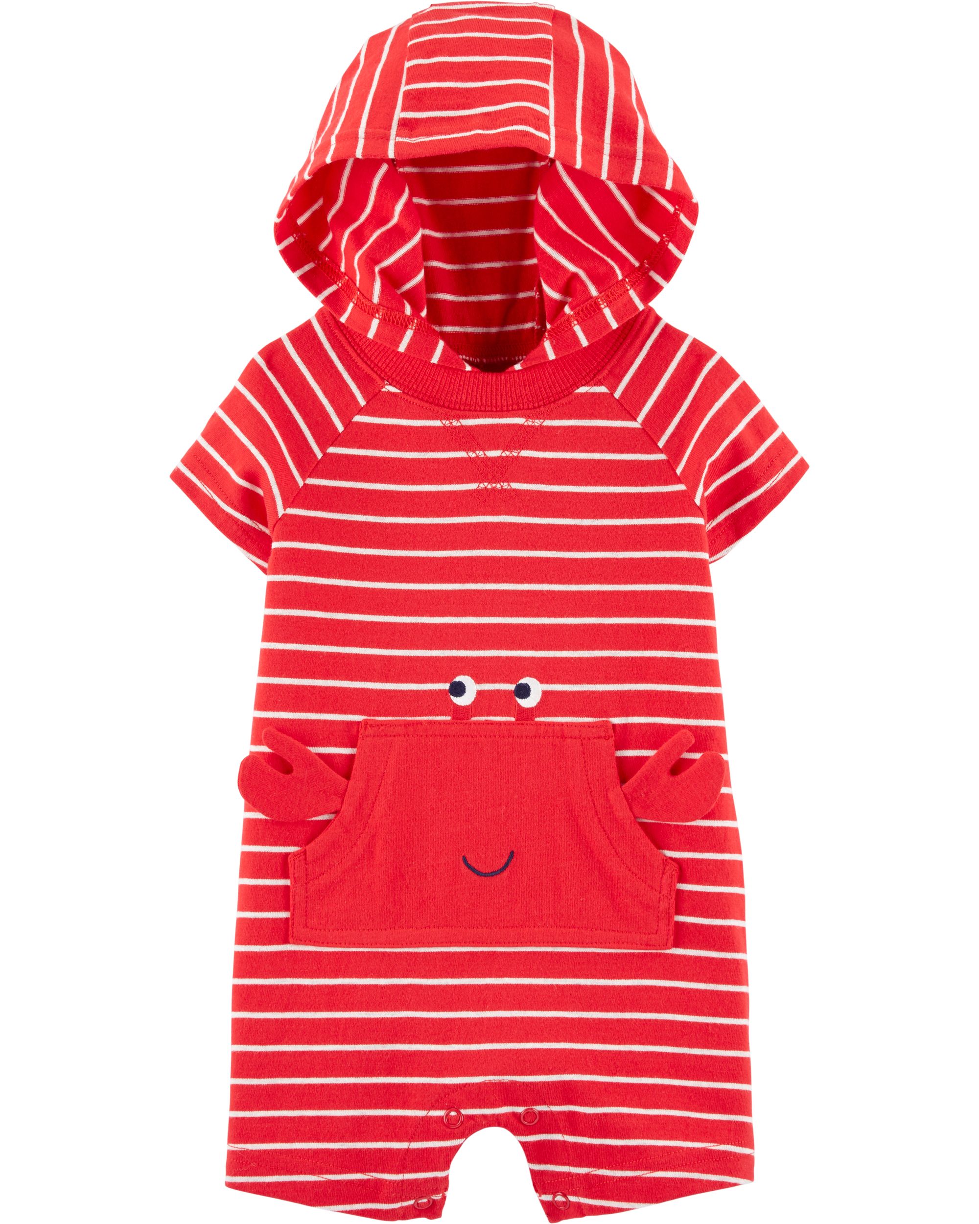 Striped Crab Jersey Romper | Carter's