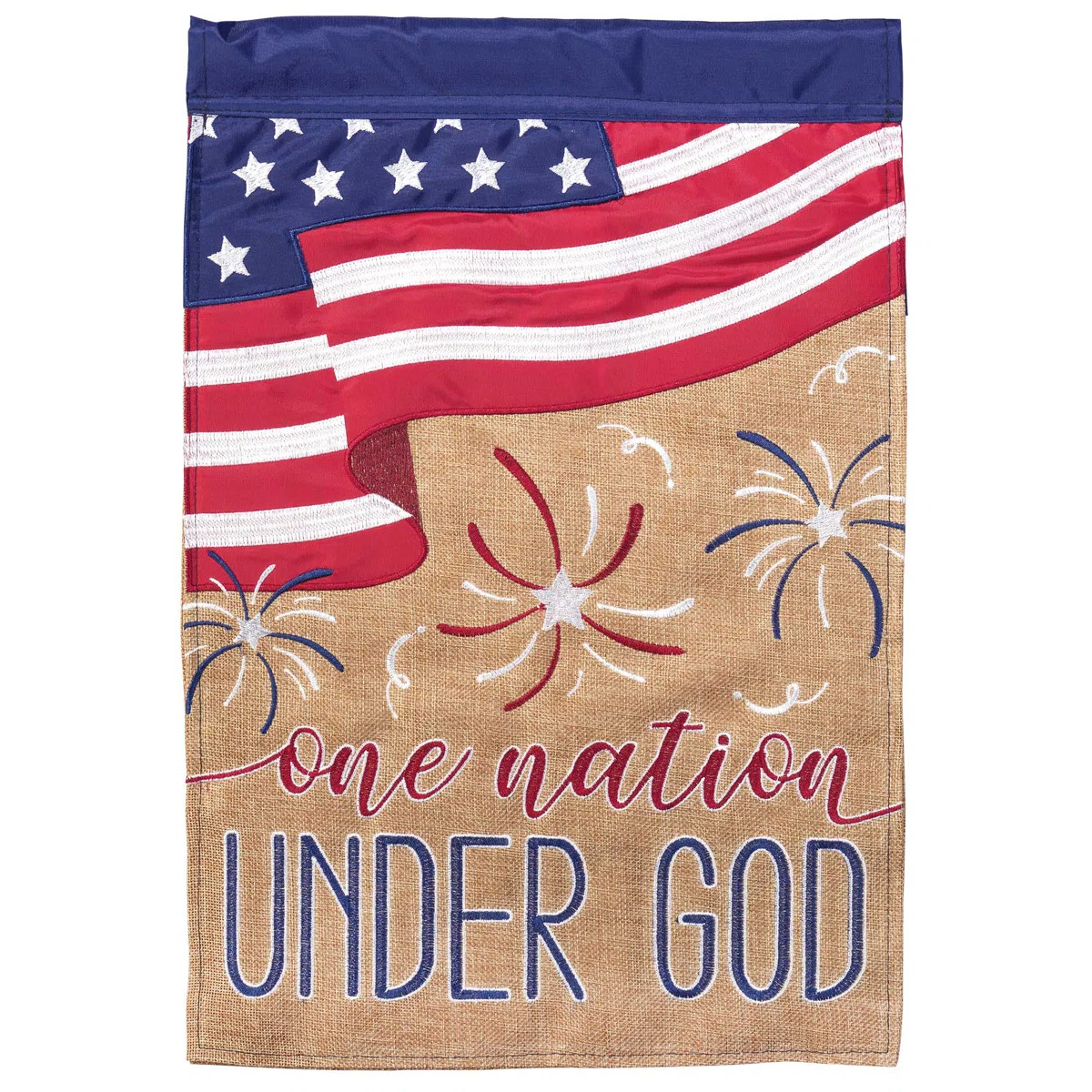 Ayleena Double Sided 18'' H x 13'' W Polyester Independence Day Garden Flag | Wayfair North America