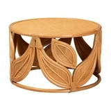 bali & pari Raflesia Modern Bohemian Natural Rattan Coffee Table | Walmart (US)