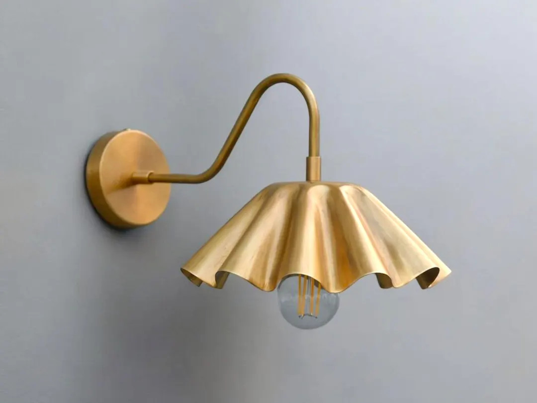 Timeless Brass Wall Lamp – Retro-inspired Luxury Lighting - Etsy | Etsy (US)