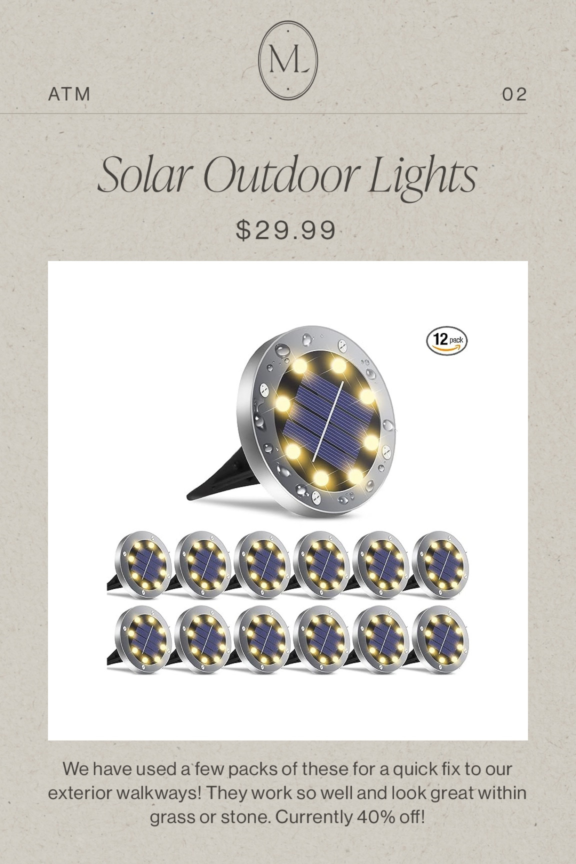 This weeks items that I’m loving at the moment to inspire your home, fashion style, well-being, health and overall lifestyle!
•
•
•
amazon finds, fall decor, neutral style, amazon home, amazon deals, home decor, affordable fall style, Christmas decor, thanksgiving decor, vintage hardware, door knob, solar lights, baby wood playpen, nursery, Christmas garland, mantel garland 


#LTKhome #LTKstyletip #LTKsalealert