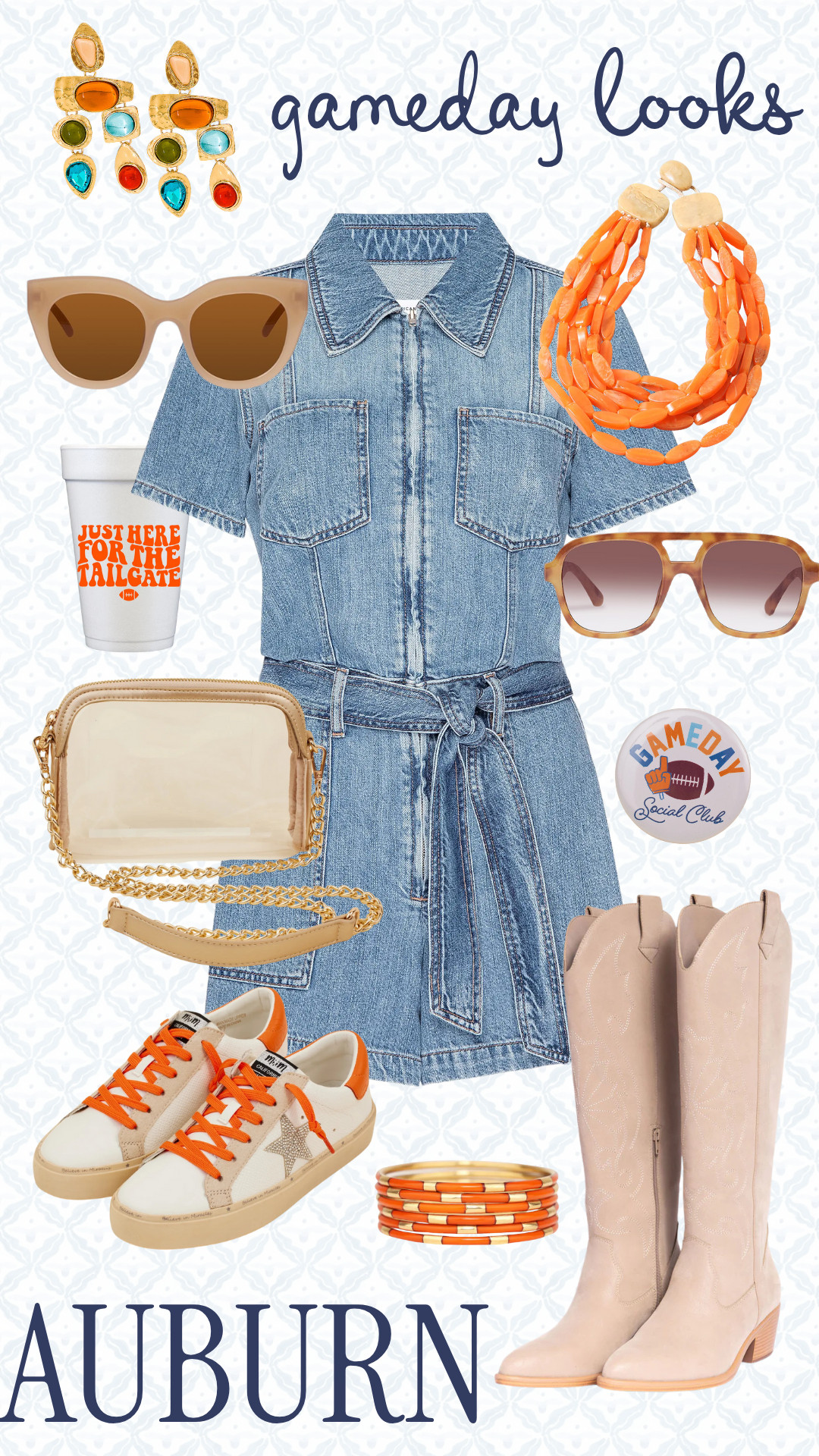 Gameday will be here before we know it!! Linking some cute orange and blue for my Auburn girls! 

 #LTKSeasonal #LTKParties #LTKStyleTip