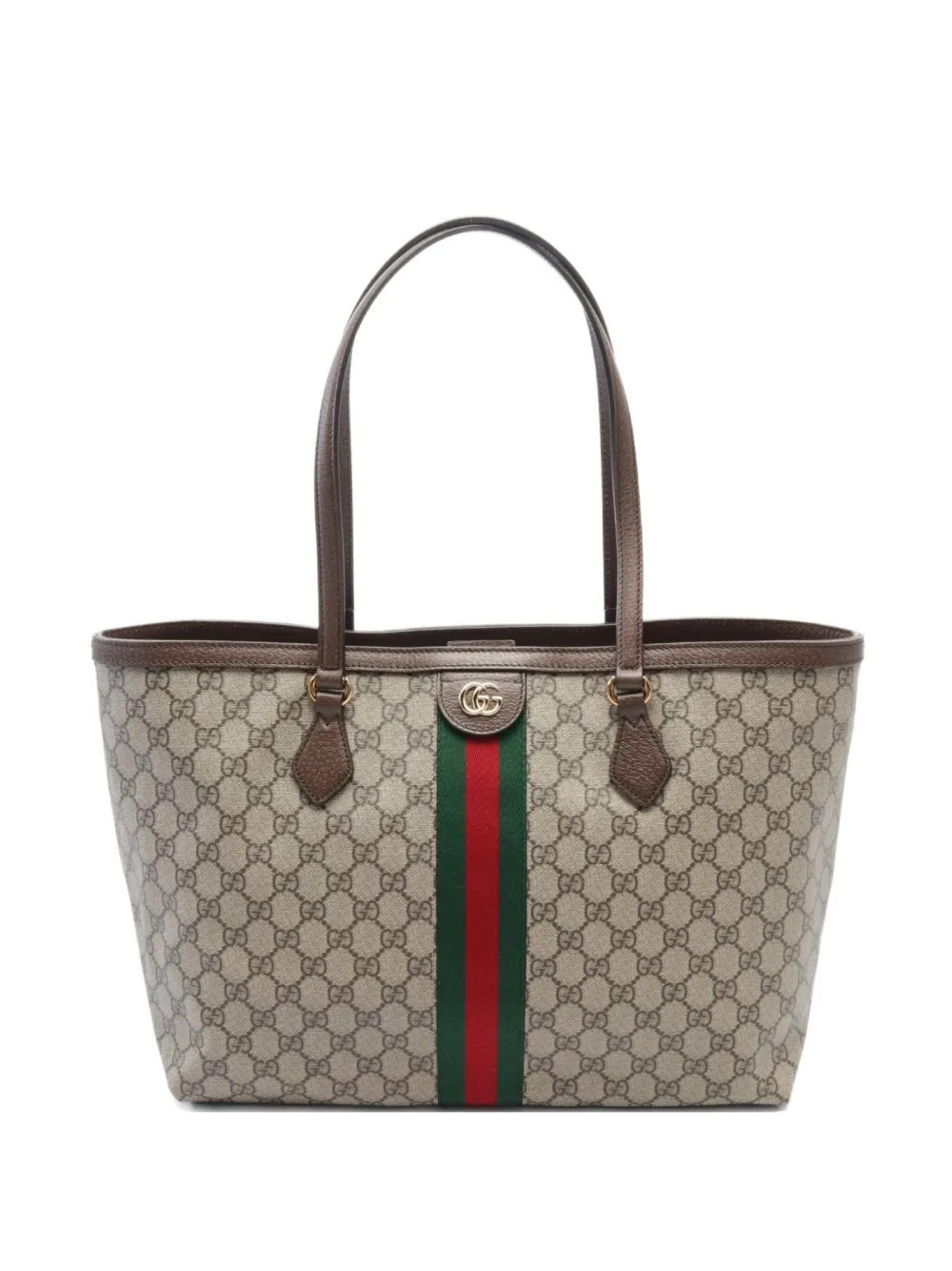 Gucci Pre-Owned 2020s medium GG Supreme tote bag - Brown | Farfetch Global