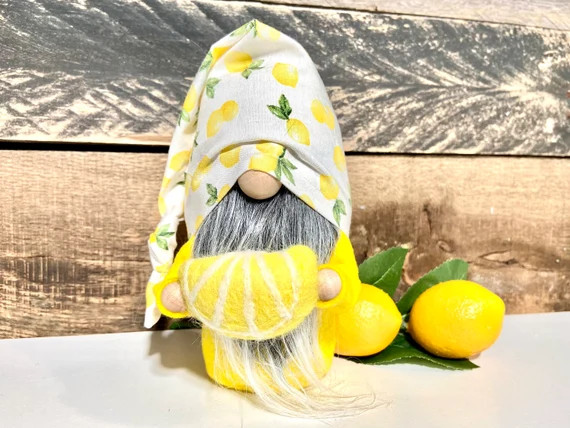 Lemon Gnome/Spring Gnome | Etsy (US)