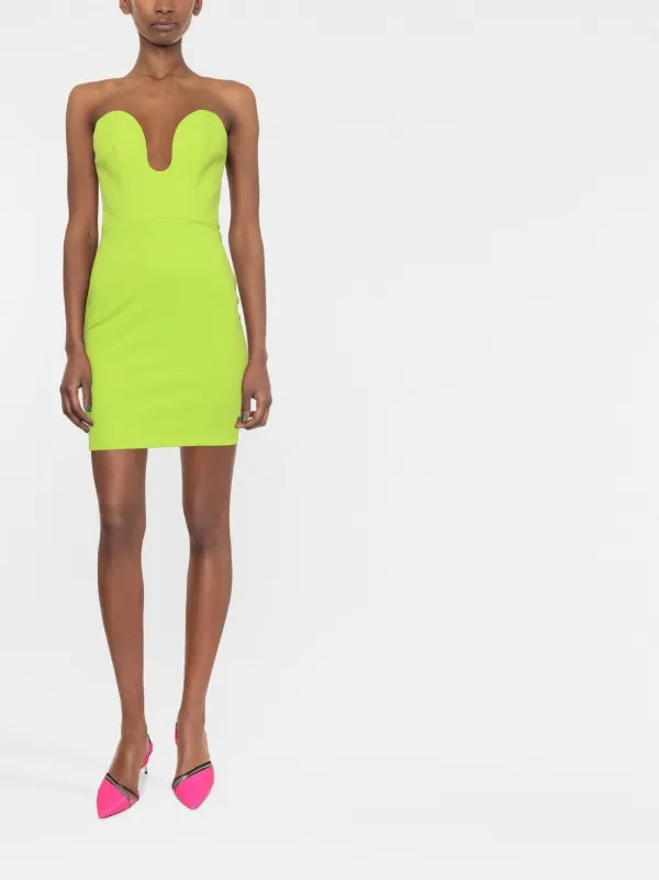 Solace London Strapless Sweetheart Mini Dress - Farfetch | Farfetch Global