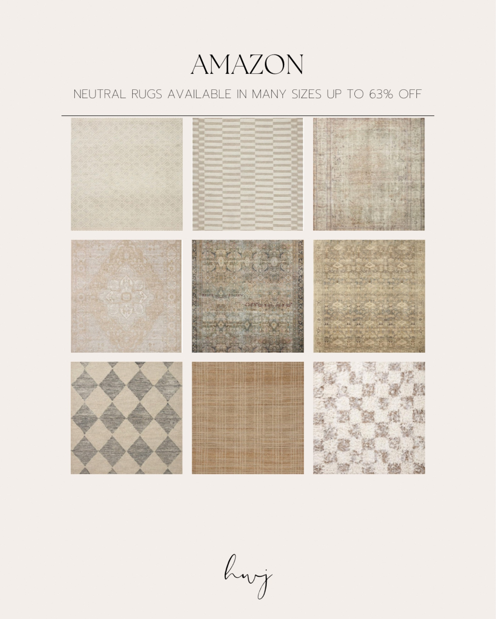 Neutral Rugs on Sale 
Available in many sizes
Up To 63 % Off

#LTKSeasonal #LTKsalealert #LTKhome