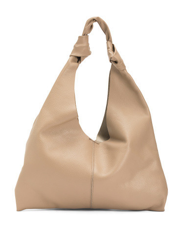 Leather Unlined Hobo Handbag For Women | TJ Maxx