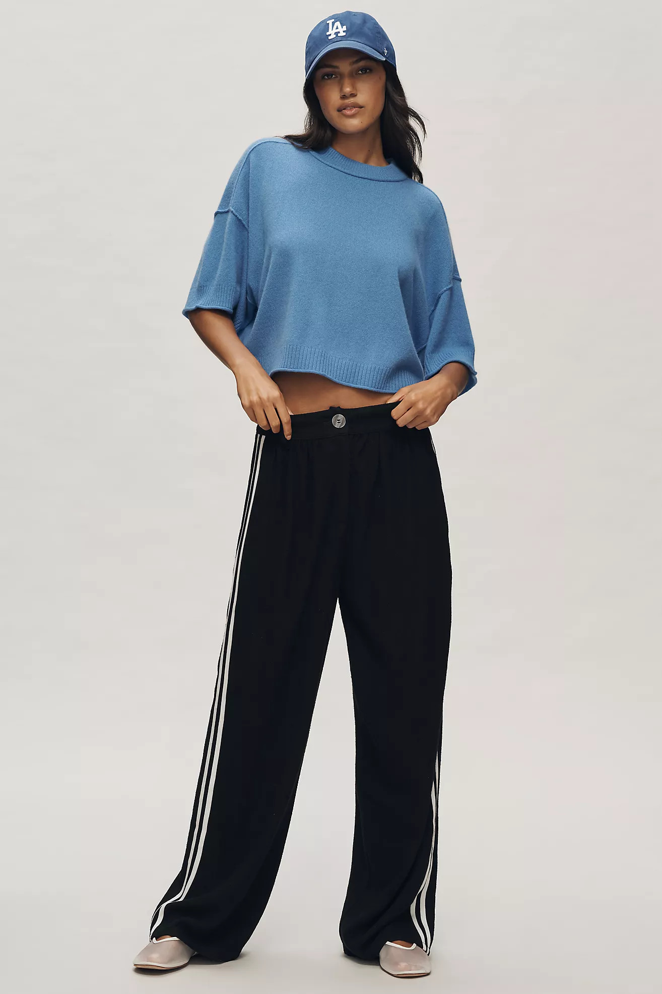 The Goldie Crew-Neck Cashmere Sweater | Anthropologie (US)