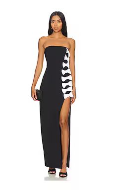 Atoir The Selma Dress in Black & White from Revolve.com | Revolve Clothing (Global)