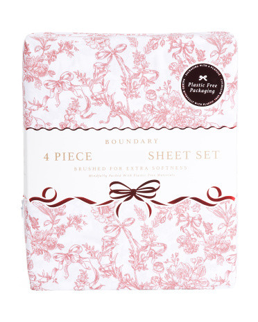 Engraved Floral Bows Sheet Set | Bed & Bath | Marshalls | Marshalls