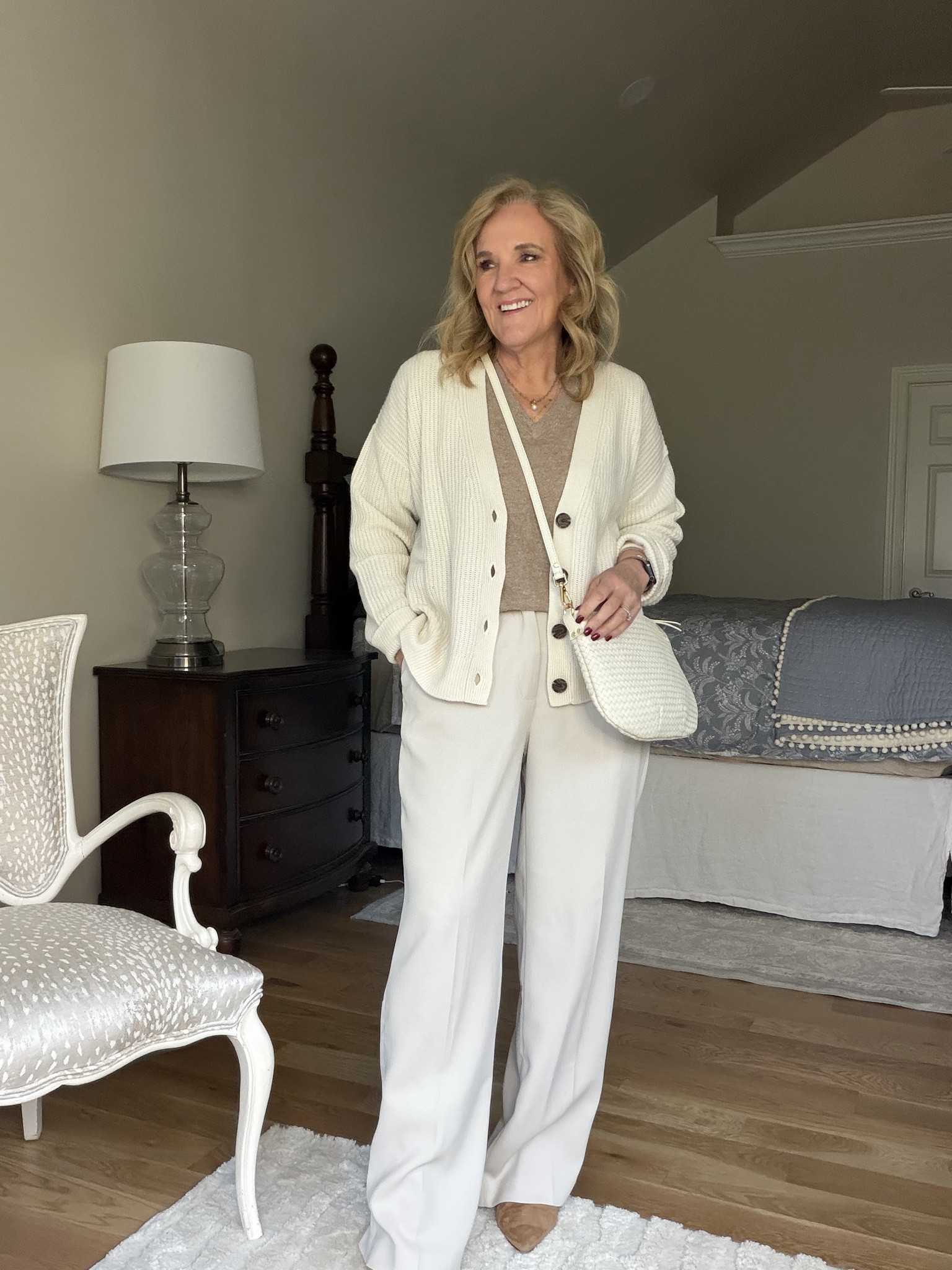 @quince neutrals winter white outfit 

Work outfit cashmere sweater 

#LTKOver40 #LTKootd #LTKFindsUnder100
