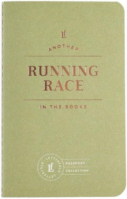 Letterfolk Running Race Passport Journal — Pocket-sized Marathon Book (3.5" W x 5.5") | Amazon (US)