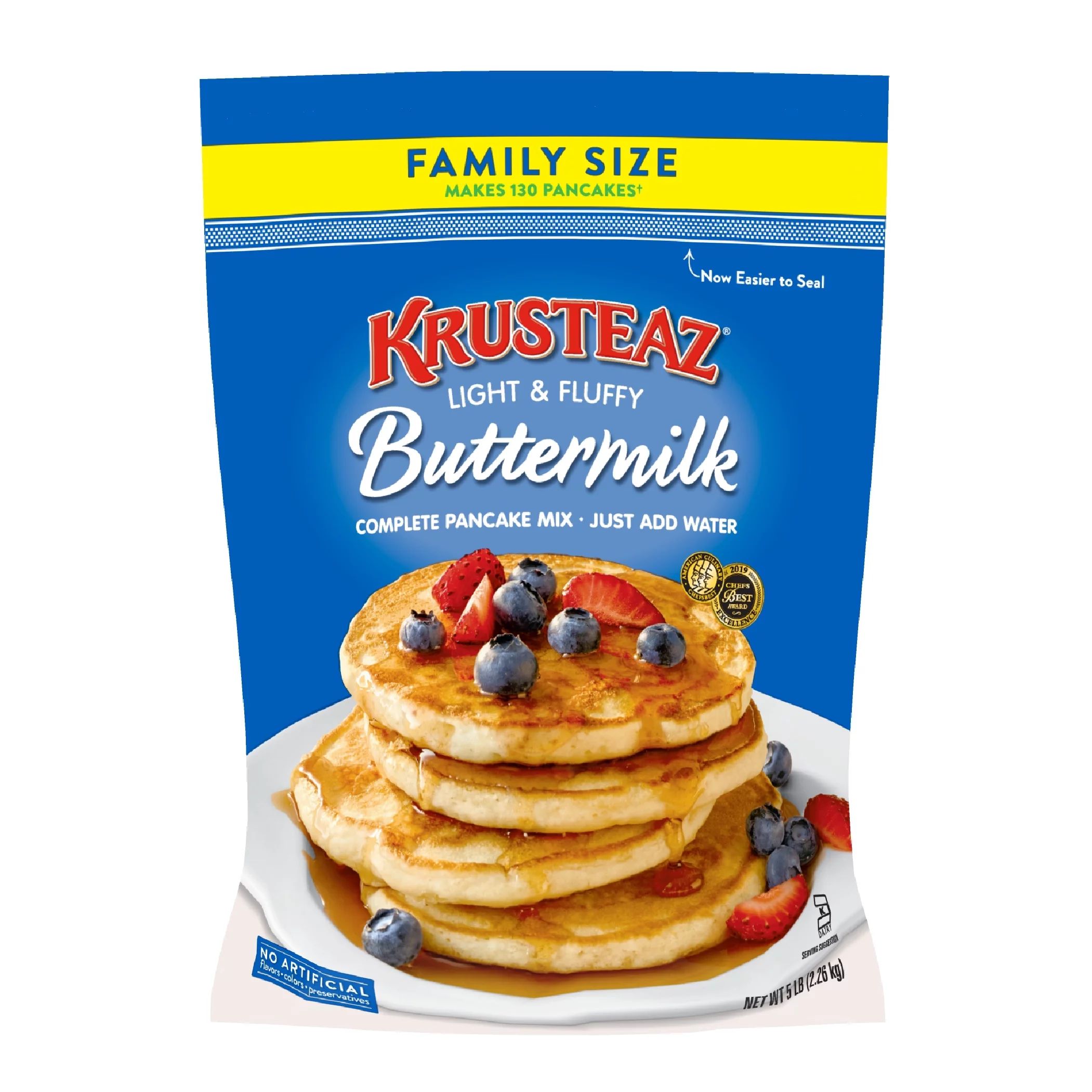 Krusteaz Light & Fluffy Buttermilk Complete Pancake Mix, 5 lb Bag | Walmart (US)